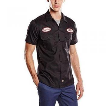 Dickies Rotonda South - Camisa para hombre, Black, Large