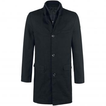 ForPlay Single-Breasted Coat Abrigo Negro XXL