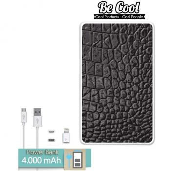 Becool® - Batería Externa Power Bank 4000 mah + Gratis 1 cable USB-MicroUsb