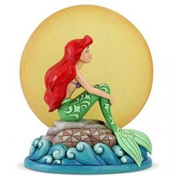 Figura Coleccionable Disney Traditions La Sirenita Ariel 19cm Hecho a Mano en Resina Piedra