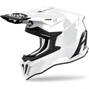Airoh Strykker Casco de Cross Blanco Carbono 2XL