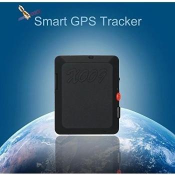 KKmoon X009 - Mini GPS Localizador Tarjeta SIM GSM Antirrobo Comunicador para Coche Vehículo Tracker SOS Alarma Seguridad para Niños Ancianos