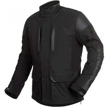 Rukka Melfort Gore-Tex Chaqueta textil para motocicleta, negro/plata, 48