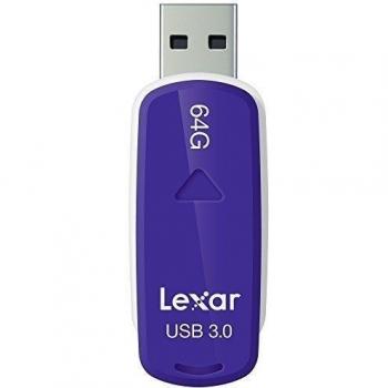 Lexar JumpDrive S37 - Memoria USB 3.0 de 64 GB, color púrpura