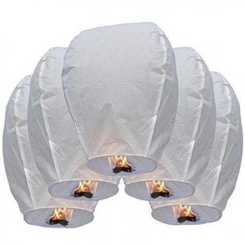 VORCOOL 10Stk cielo blanco linterna