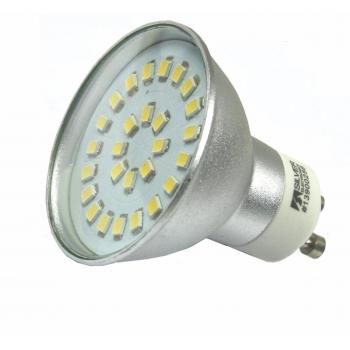 Silver Electronics Multi Led Dicroica GU5.3, 4 W, Blanco, 3X 5X5.7 Cm