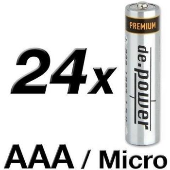 de.power LR03 - Lote de pilas alcalinas AAA