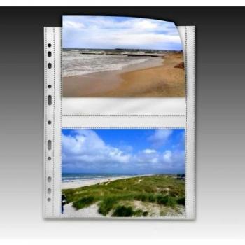HERMA 7564 - Bolsillos de fotos para álbumes de carpetas de anillos, formato horizontal 18 x 13 cm, blanco, 250 piezas