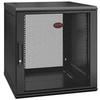 APC NetShelter WX 12U Single Hinged Wall-mount Enclosure 600mm Deep Black