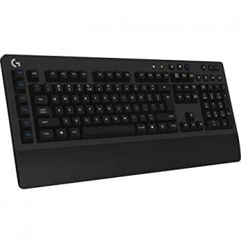 Logitech G613 Teclado Gaming Mecánico Inalámbrico, Lightspeed 1ms 2,4GHz y Bluetooth, Teclas Romer-G Táctil, Multidispositivos, 6 Teclas G-Keys Programables, Disposición QWERTY Inglés, Negro