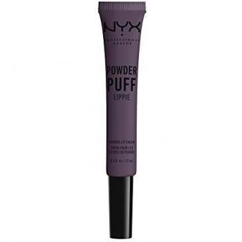 NYX Professional Makeup Pintalabios Mate Larga Duración, Labial Poowder Puff Lippie Lip Cream Tono 8 Best Buds, Deep Plum