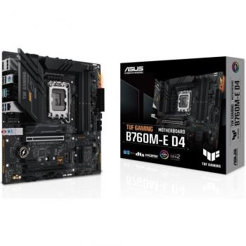 ASUS TUF GAMING B760M-E D4 Intel B760 LGA 1700 Micro ATX Motherboard