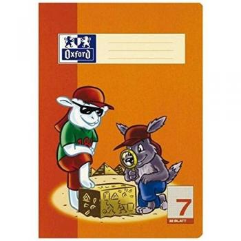 Cuaderno Oxford A5, 32 hojas, cuadrícula 7 mm, pack de 10 unidades