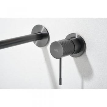 Grifo Monomando Empotrado para Lavabo de Latón Frío/Caliente - Grifería de Baño Color Black Gun Metal