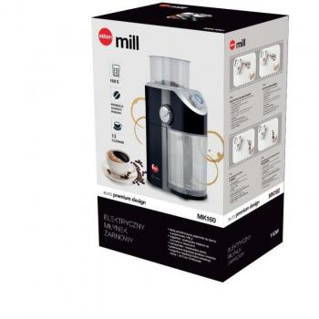 Molinillo de Café Eldom MK160 140 W Negro, Acero inoxidable