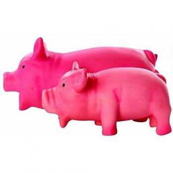 PAWISE Juguete de Látex con Sonido de Cerdo, 15 cm
