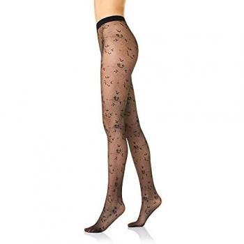 goldenpoint Pantimedias para Mujer con efecto encaje