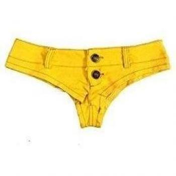 GGTBOUTIQUE - Pantalón corto - para mujer amarillo L