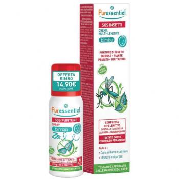 Paquete Infantil Puress Anti-Pique Spray 60 Ml + Crema SOS Insectos 30 Ml