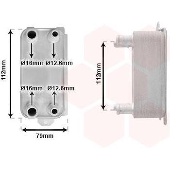 Radiador de aceite para transmisión automática VAN WEZEL 77013700