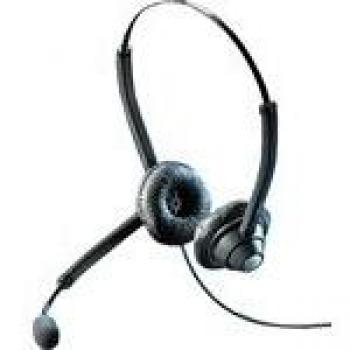 AGFEO Headset 1900 Duo - Auriculares con micrófono