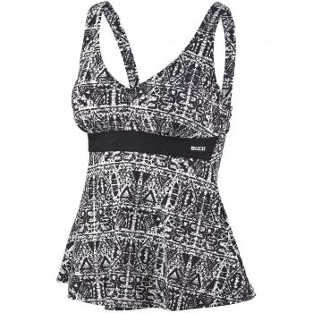 Beco Tanquini top-36191 Camiseta de Tankini, Mujer, Blanco/Negro, 48