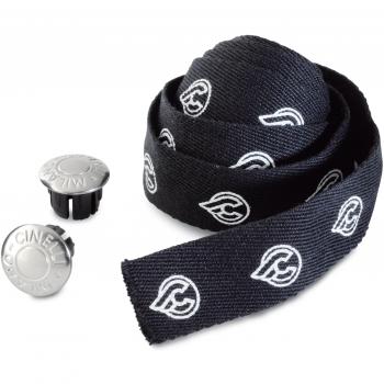 Cinelli Cotton Bar - Cinta de manillar para bicicletas, color negro
