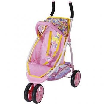BABY born Jogger para Muñecas de 43 cm, Para Manos Pequeñas, Promueve la Empatía y Las Habilidades Sociales, Para Niños a Partir de 3 Años, Con Cesta Portaobjetos
