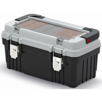 KISTENBERG - CAJA DE HERRAMIENTAS MULTIFUNCIONAL OPTIMA NEGRO/ROJO