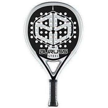 Duruss Steel - Pala de pádel para hombre, color plateado