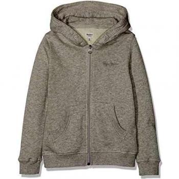 Pepe Jeans Zip Thru Girls Sudadera, Gris