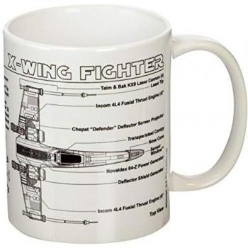 Pyramid International Star Wars Taza X-Wing Fighter Sketch