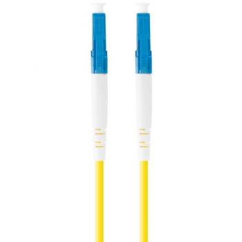 Lanberg FO-LULU-SS11-0100-YE Cable de Fibra Óptica 10 m LC/UPC Simplex G657A1 LSZH Amarillo