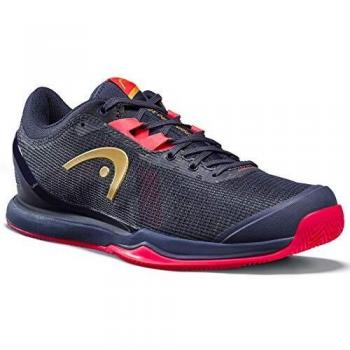 Head Sprint Pro 3.0 Clay Women Zapatillas de Tenis, Mujeres, Azul/Neon Fucsia, 39 EU