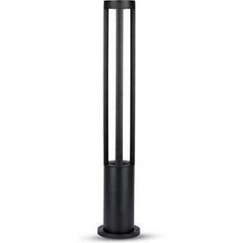 Lámpara LED de Jardín 10W 800mm Fría 6400K Carcasa Negra IP65