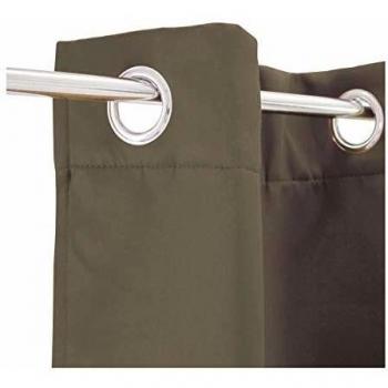 Cortina Opaca Resistente Taupe 140 x 250 cm