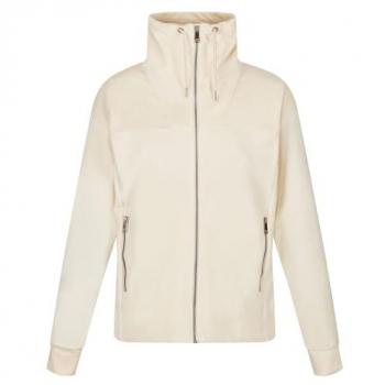 Regatta Women's Jessalyn Full Zip Velour Fleece Jacket in Light Vanilla