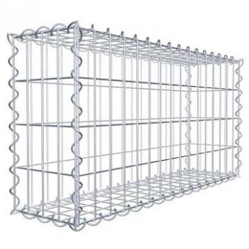 Gabiona Espiral 80 cm x 40 cm x 20 cm, Malla 5 cm x 10 cm, Fabricada en Alemania