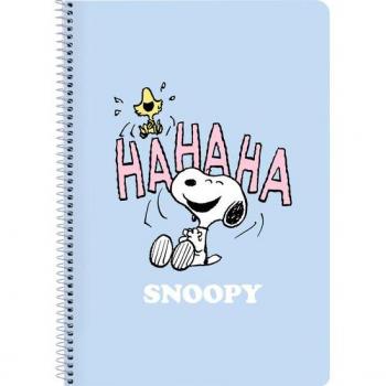 Cuaderno Folio 80 Hojas Tapas Duras Diseño Snoopy Imagine 21.5x31x1 cm