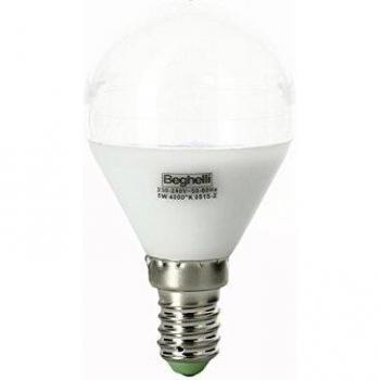 Lámpara Esférica LED E14 5W Transparente 4000K Beghelli