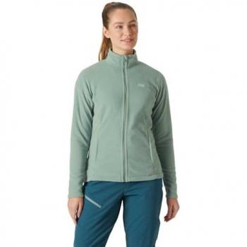 Helly Hansen Women's Daybreaker Green Fleece Jacket with Zip