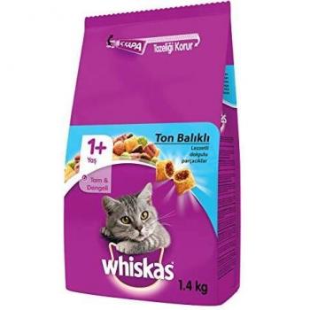 whiskas Pienso para Gatos 1+ Años Sabor Atún - 1400 gr