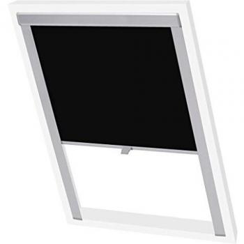 vidaXL Persiana Estilo Opaca Modelo Enrollable Negro Código para U08/808
