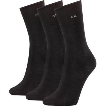 Pack de tres pares de calcetines cortos para mujer Calvin Klein
