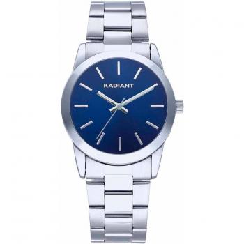 Radiant - Reloj de mujer Basic 36 RA594202 de acero y correa azul