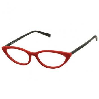 Italia Independent II 5569V 053.000 Men's Eyeglasses Black Size 52 - Blue Light Block Available
