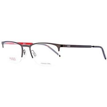 HUGO HG 1019 Gafas, Matt Grau-Matt Rot, 53 para Hombre
