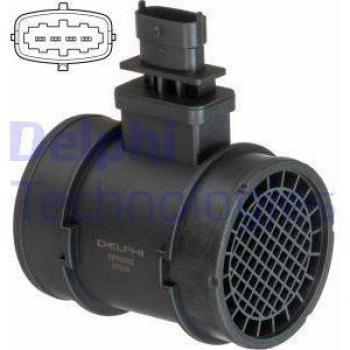 Sensor de flujo de aire Delphi AF10626-12B1, Medidor de masa de aire con alta precisión, diseño compacto, fácil instalación, compatible con múltiples modelos de vehículos