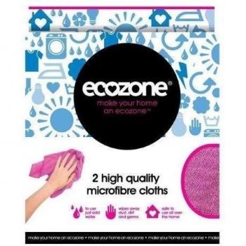 Ecozone - Juego de 2 trapos de microfibra