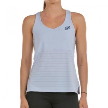 Camiseta de tirantes Bullpadel Oza para mujer en gris azulado